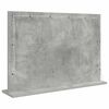 vidaXL Vanity Mirror with Mirror Concrete Grey 80 x 55 x 18 cm