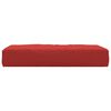 vidaXL Pallet Cushion Red Oxford fabric, Foam fiber