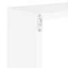 vidaXL Cube Shelf Set of 4 White Engineered wood Wall mounting