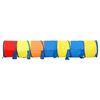 vidaXL Play Tunnel Multicolor 170T polyester, steel, PE (polyethylene)