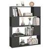vidaXL Book Cabinet Room Divider Grey Engineered wood Medium