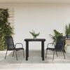 vidaXL Garden Dining Set Black, Anthracite