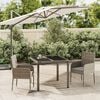 vidaXL Garden Dining Set Grey