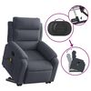 vidaXL Stand Up Massage Recliner Chair Dark gray