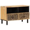 vidaXL TV Cabinet Natural wood Solid mango wood Small TV Cabinet