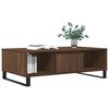 vidaXL Coffee Table Brown Oak Engineered Wood, Iron 41 in Coffee Table