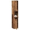 vidaXL Bathroom Cabinet Old wood Engineered wood Tall Bathroom Cabinet