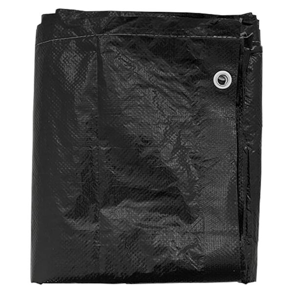 vidaXL Garden Furniture Cover Black Polyethylene Large