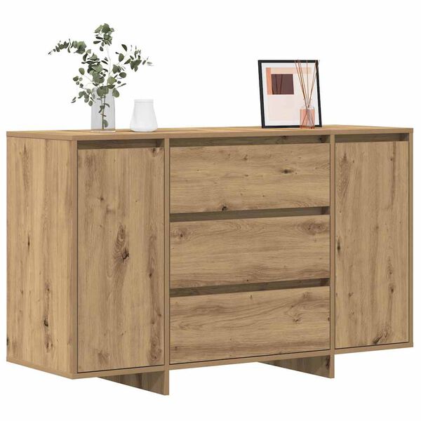vidaXL Sideboard Artisan Oak 47.24 x 16.14 x 29.53 in Engineered Wood