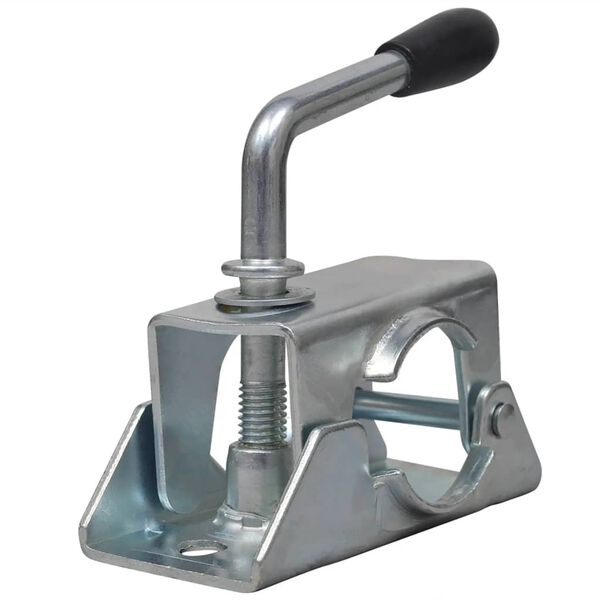 vidaXL Jockey Wheel 1.89 " with 2 Support Tubes and 3 Split Clamps