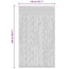vidaXL Macrame Curtain 55.1x94.5" Cotton