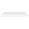 vidaXL Shelf Set of 4 High gloss white Engineered wood Simple Shelf