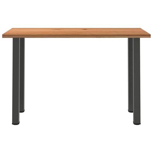 vidaXL Dining Table Light Brown, Anthracite