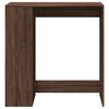 vidaXL Bar Table Brown Oak Engineered wood Tall, Rectangular Bar Table