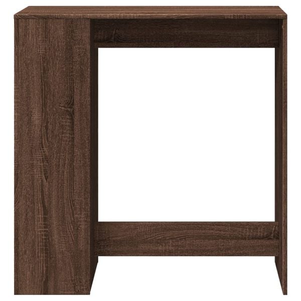 vidaXL Bar Table Brown Oak Engineered wood Tall, Rectangular Bar Table