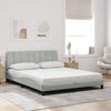 vidaXL Bed Frame Light Grey