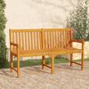vidaXL Garden Bench Natural Brown Solid Acacia Wood Large Durable