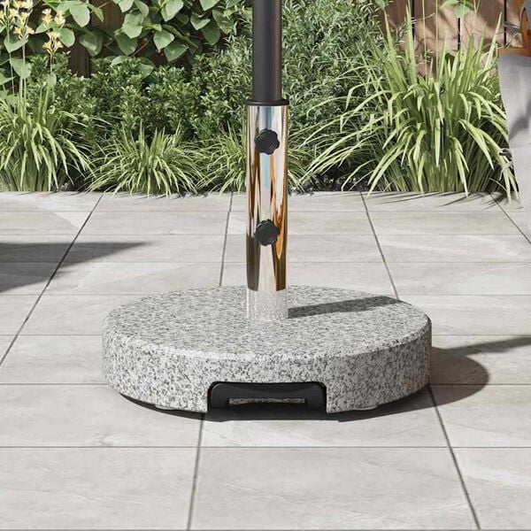 vidaXL Parasol Base Grey Ø 45 x 37.5 cm Granite