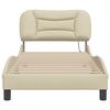 vidaXL Bed Frame Cream