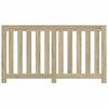 vidaXL Radiator Cover Sonoma Oak 58.7x7.9x32.3" Engineered Wood