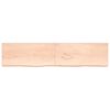 vidaXL Bathroom Countertop 86.6 x 19.7 x (0.8-2.4) " Untreated Solid Wood