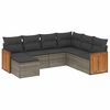 vidaXL Garden Sofa Set Grey