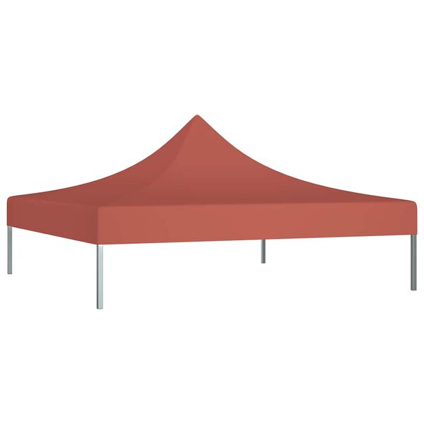 vidaXL Party Tent Roof 6.6'x6.6' Terracotta 0.9 oz/ft²