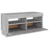 vidaXL TV Cabinet Grey Sonoma Engineered wood Medium TV Cabinet