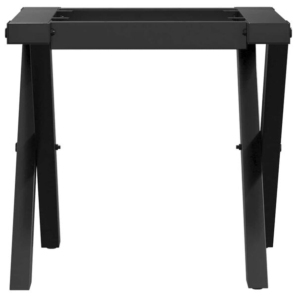 vidaXL Coffee Table Leg Black Steel Medium Durable Coffee Table Legs