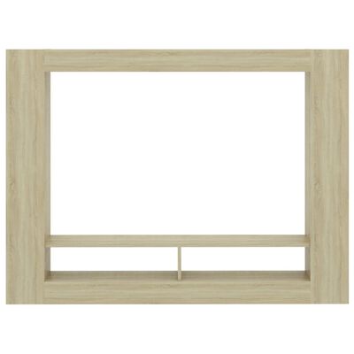 vidaXL TV Stand Sonoma Oak 59.8"x8.7"x44.5" Engineered Wood