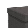 vidaXL Storage Bench Dark gray