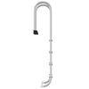 vidaXL Pool Ladder Silver 304 Stainless Steel Standard Pool Ladder