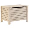 vidaXL Storage Box Natural pine wood Solid pine wood (untreated) Medium