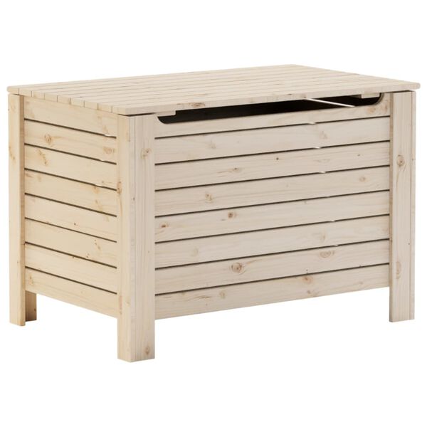 vidaXL Storage Box Natural pine wood Solid pine wood (untreated) Medium