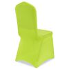 vidaXL Chair Cover Set of 6 Apple Green 90% Polyester, 10% Elastane
