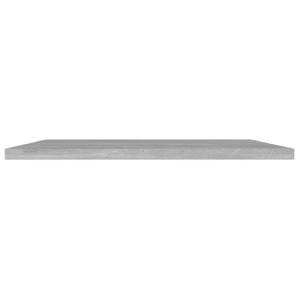vidaXL Shelf Set of 8 Concrete Grey Engineered Wood 15.7 x 15.7 in