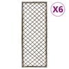 vidaXL Garden Trellises 6 pcs 11.8"x66.9" Willow