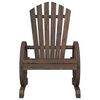 vidaXL Garden Lounge Set Burnt Wood Solid fir wood with a burnt look