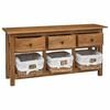 vidaXL Sideboard Natural Wood