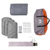 vidaXL Family Tent Dome 6-Person Grey and Orange Waterproof