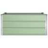 vidaXL Planter Pastel Green 39.37 x 39.37 x 17.72 in Steel