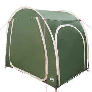 vidaXL Bike Storage Tent with Roof Green 218 x 156 x 180 cm