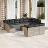 vidaXL Garden Sofa Set Light Grey, Dark Grey