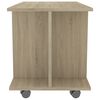 vidaXL TV Cabinet Sonoma Oak Engineered Wood 31.5x15.7x17.7 in