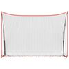 vidaXL Golf Practice Net Black and Red 120.1"x35.8"x83.9" Polyester