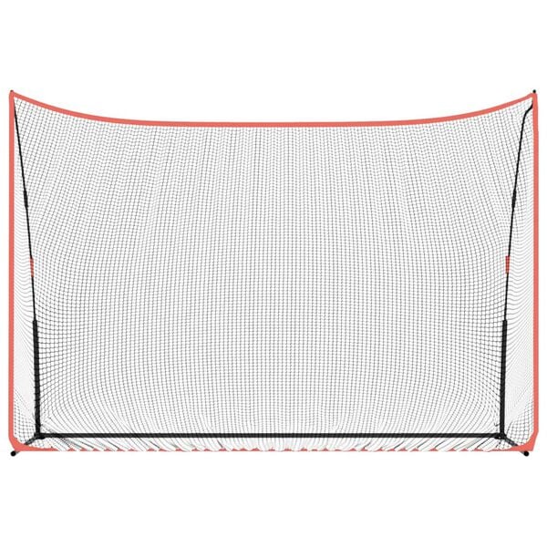 vidaXL Golf Practice Net Black and Red 120.1"x35.8"x83.9" Polyester