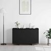 vidaXL Sideboard Black 120 x 41 x 75 cm Engineered wood