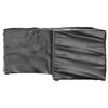 vidaXL Garden Furniture Cover Set of 2 Black Polyethylene, Aluminum