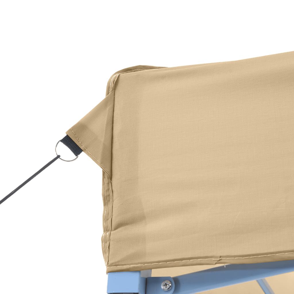 vidaXL Party Tent Beige, Blue
