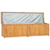 vidaXL Garden Box Natural Wood Solid Teak Wood 78.7x19.7x21.7 in